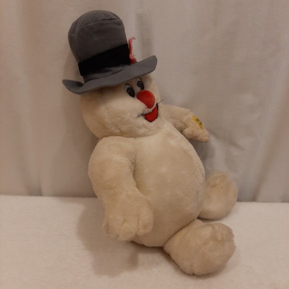 Gemmy Animated Frosty The Snowman Singing Christmas Plush, 2001 For Parts VTG - Picture 3 of 16